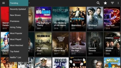 Features of CyberFlix TV APK