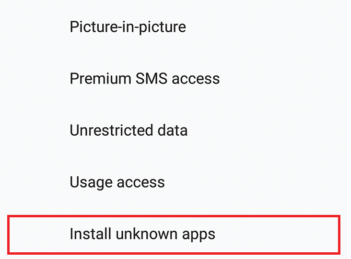 Install Unknown Apps for moviebox Pro
