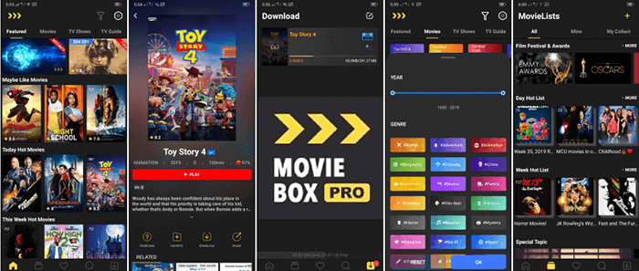 Movie Box Pro Download Features